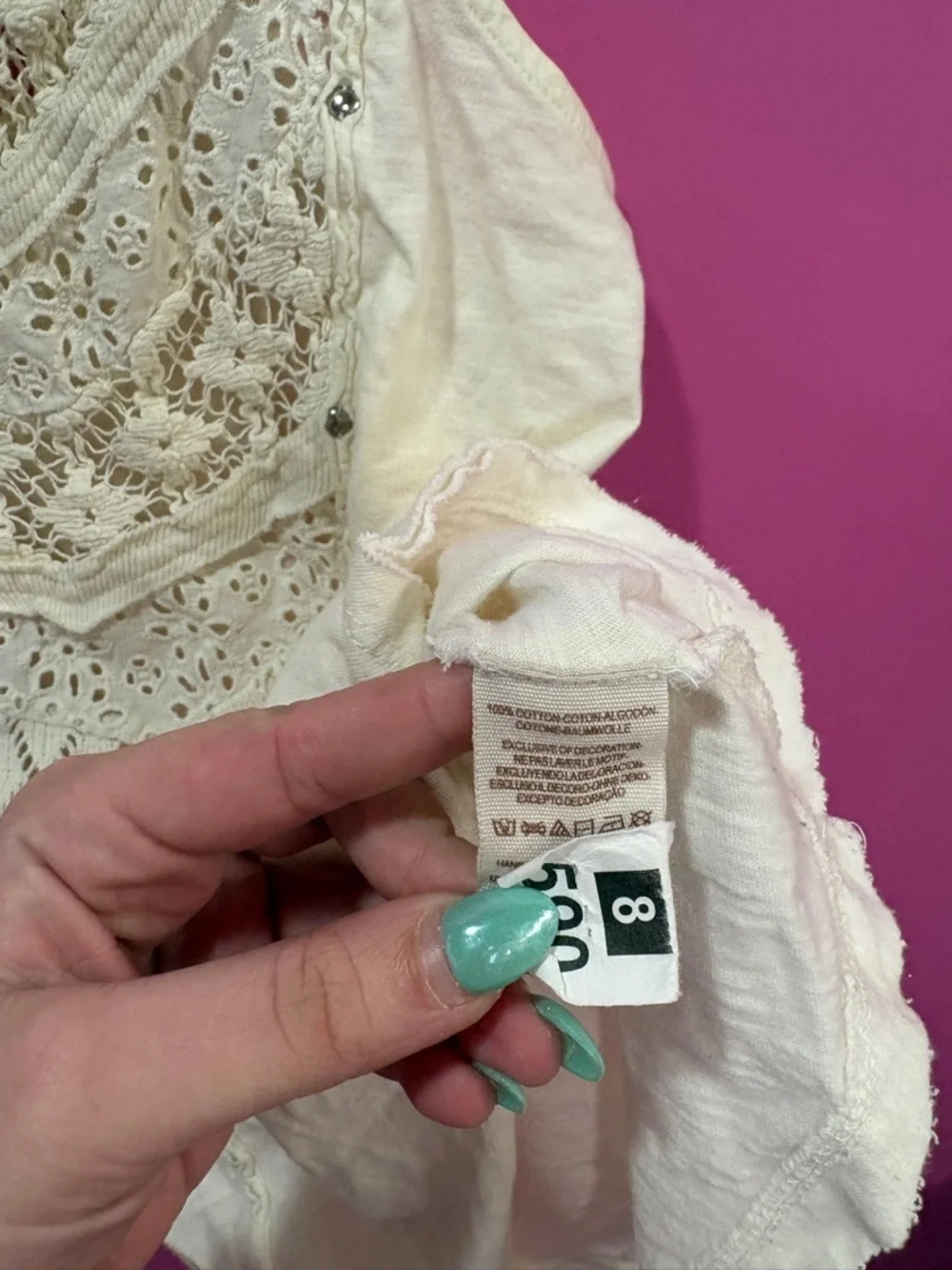 Free People Day Tripper Tank Top White - Picture 4 of 4